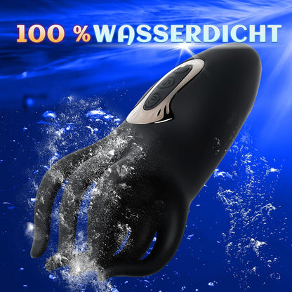 Penis Trainer Eichelvibrator Vibrator Masturbator mit 10 Vibrationsknetmodi