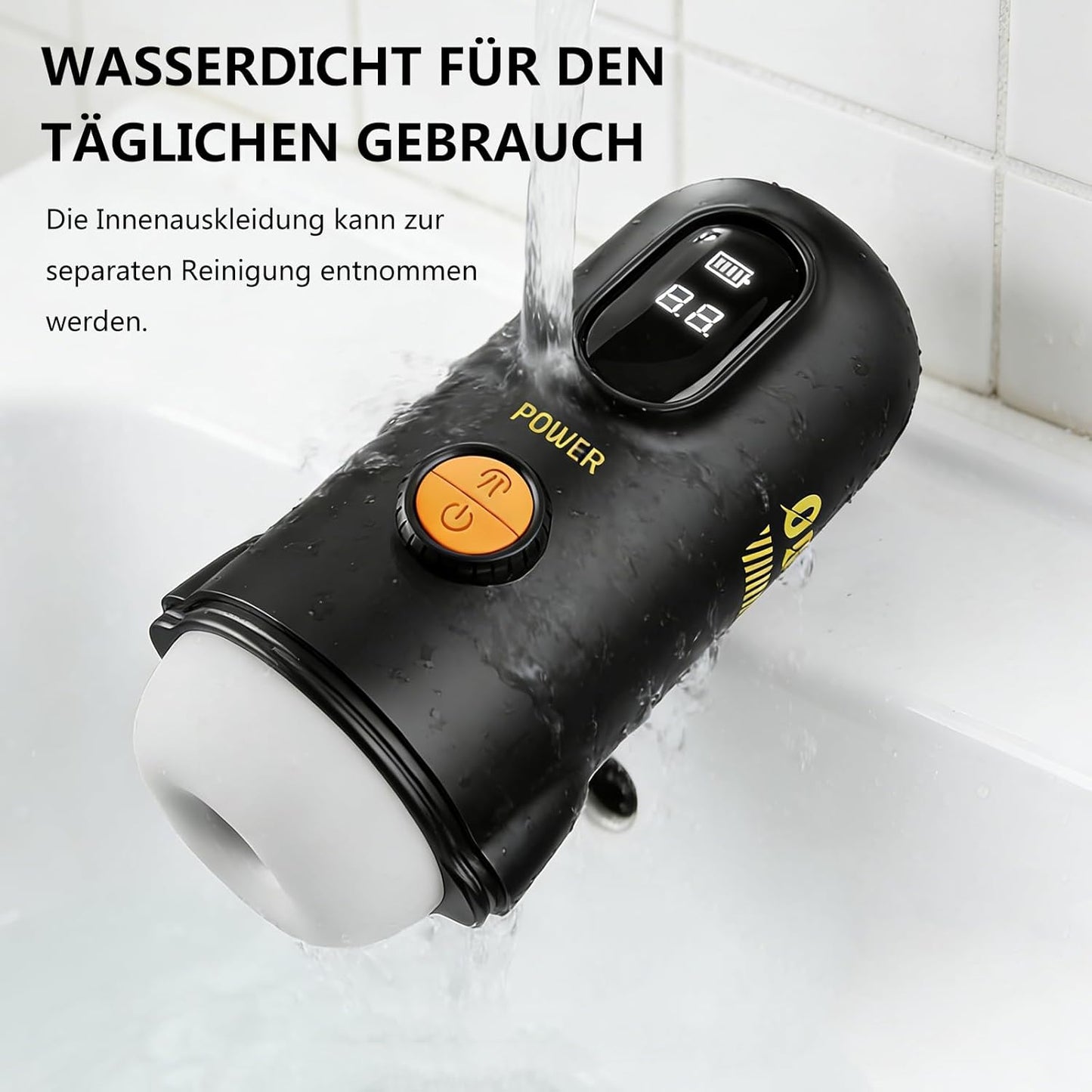 Automatischer Saug Masturbator Penis Trainer Blowjob Maschine mit 9 Vibrationsmodi