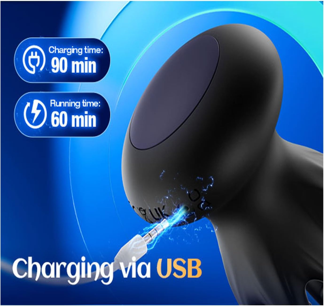 KI-Interaktion Penis Vibrator Eicheltrainer Masturbator mit 10 Modi