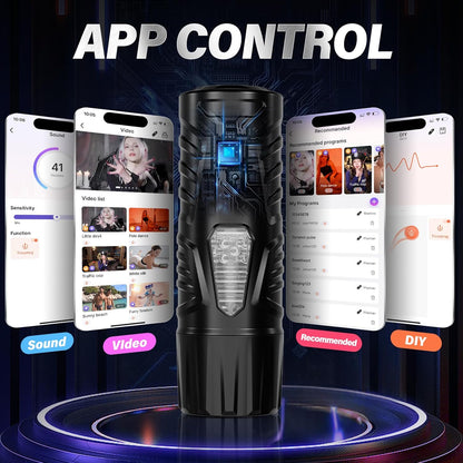 Automatischer Masturbator Stroker Blowjob Machine mit 7 Stoß 7 Rotations & 7 Streichfunktionen