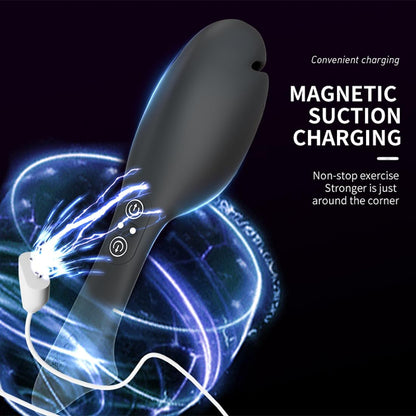 2 IN 1 Elektrische Cup Masturbator Penistrainer Massagegerät mit 10 Vibrationsmodi