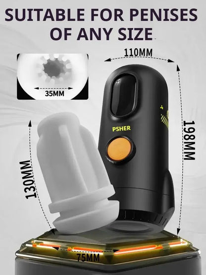Automatischer Saug Masturbator Penis Trainer Blowjob Maschine mit 9 Vibrationsmodi