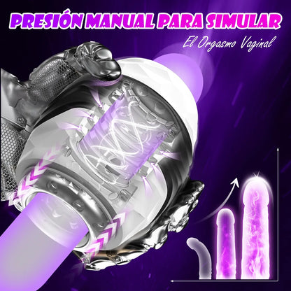 Elektrischer Masturbator  Automatischer Penis Training Vibrator mit 10 Vibrationsmodi