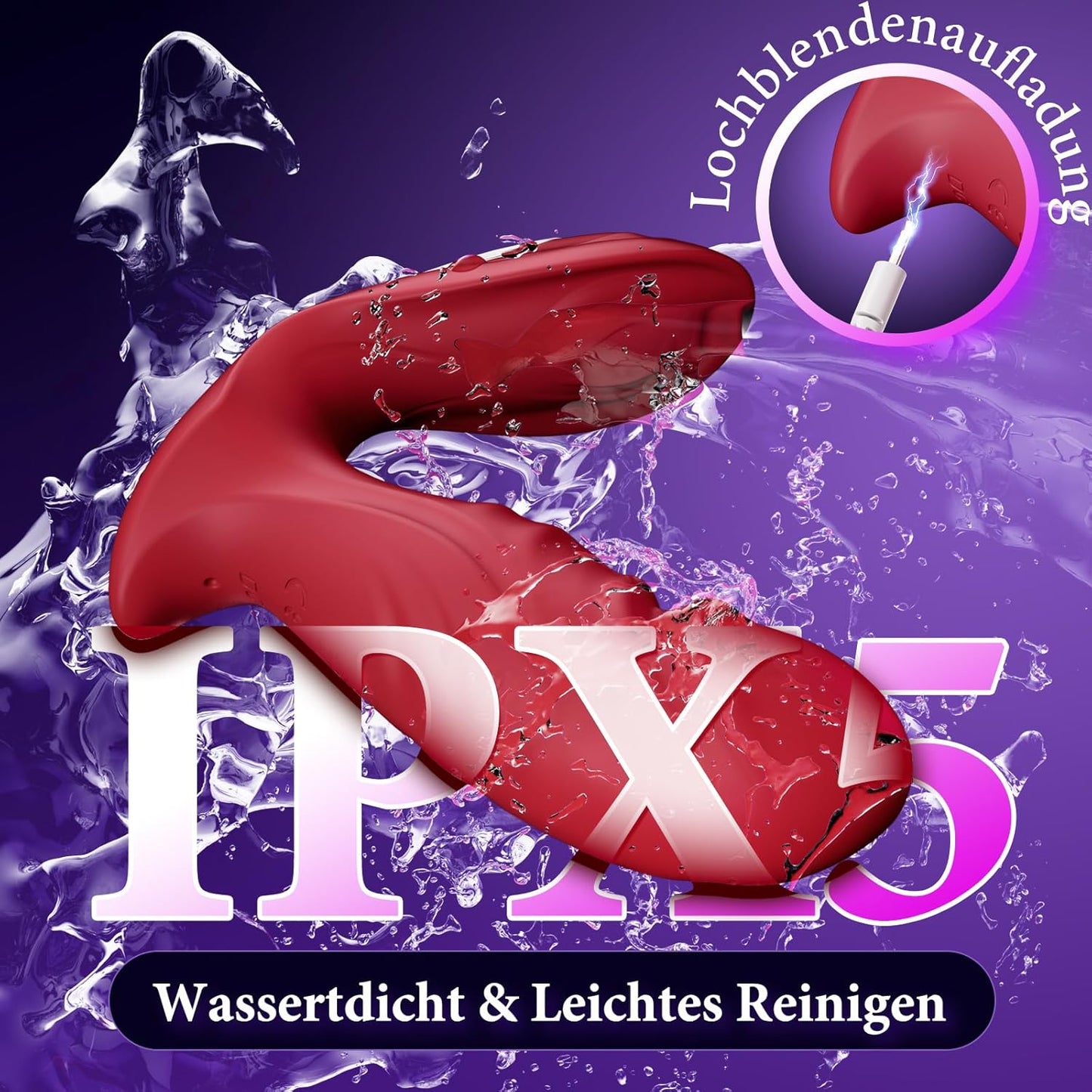 APP-gesteuertes Butterfly Vibrator Klitoris Stimulator mit 9 Vibrationsmodi