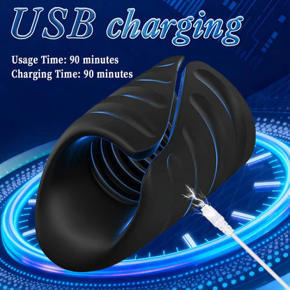 APP Steuerung Penis Vibrator Glans Trainer Masturbator Stroker mit 10 Vibrationen