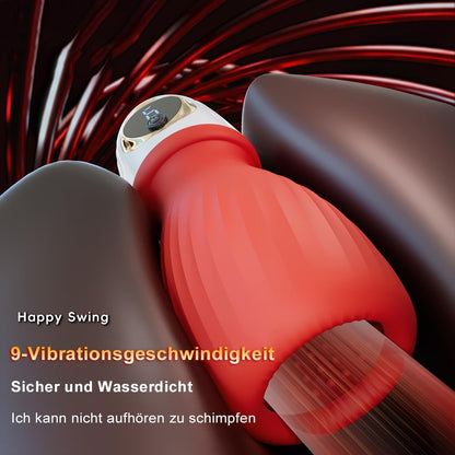3 IN 1 Penistrainer Vibrator Massagegerät Eichel Stimulator mit 9 Vibrationsmodi