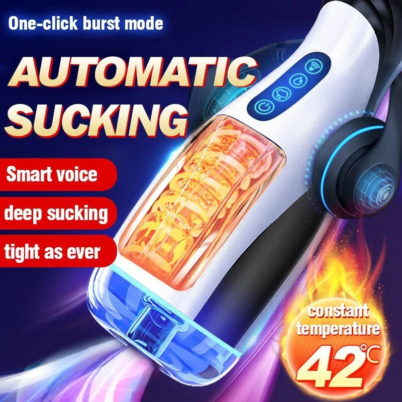 Automatischer Masturbator Stroker Sex Machine mit 5 Peristaltik und 10 Vibrationsmodi