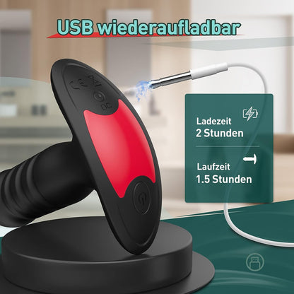 Prostata Massager Analvibratoren Stimulator mit 3 Stoßmodi und 7 Vibrationsmodi