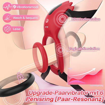 KI-Dialog Vibratorensets Butterfly Klitoris Vibrator mit 9 Vibrations