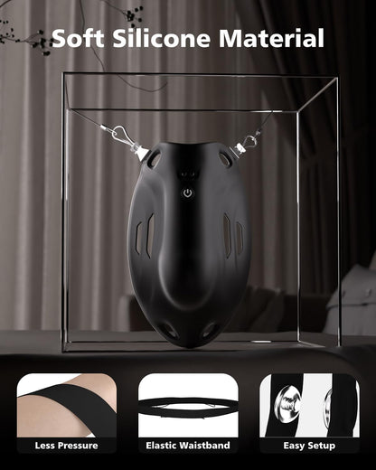 Elektrische Penis Trainer Vibratorensets Keuschheitskäfig Eichel Stimulator mit 9 Vibrations