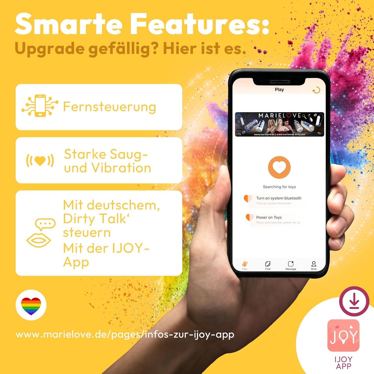 APP-Steuerung Elektrischer Masturbator Penispumpe mit Vibration & Saug & Teleskopfunktion