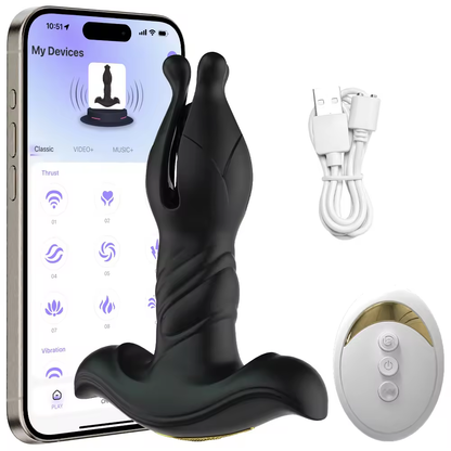 Spannungs-Schock Flapping Stoß Buttplug Analvibrator Prostatamassagegerät
