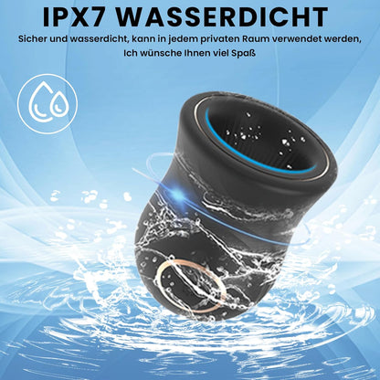 Elektrische Penistrainer Eichel Stimulator Masturbatoren mit 12 Vibrationsmodi