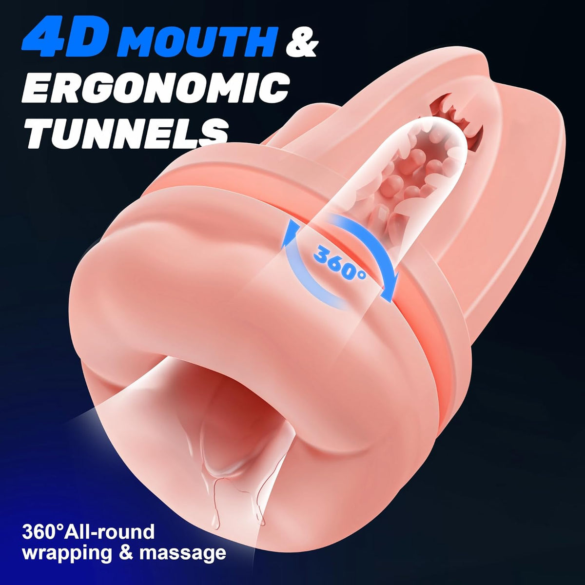 Penis Trainer Vibrator Sexmaschine Masturbationsgerät mit 9 Vibrationsstufen