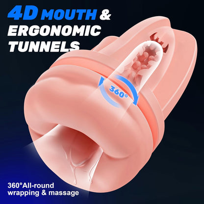 Penis Trainer Vibrator Sexmaschine Masturbationsgerät mit 9 Vibrationsstufen