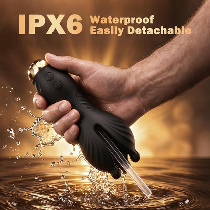 Abnehmbarer Harnröhren Trainer Penisvibrator Stimulator mit 7 LED-Farben & 14 Beleuchtungs & 10 Vibrationsmodi