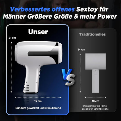 Abnehmbar Elektrischer Masturbator Sexmaschine Stroker mit 4 Stoß & Vibrationsmodi