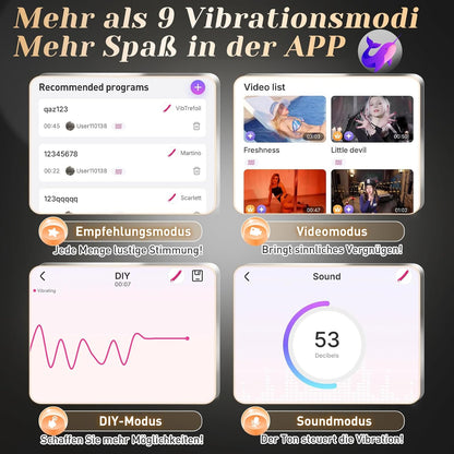 Klassischer Vibrator Realistische Dildo mit 10 Vibration
