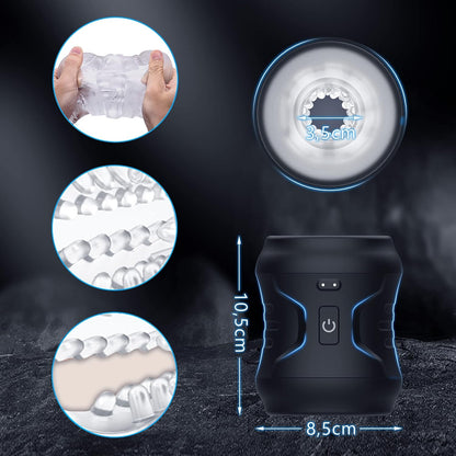 Automatischer Masturbator Penistrainer Oral Stroker mit 12 Vibrationsmodi