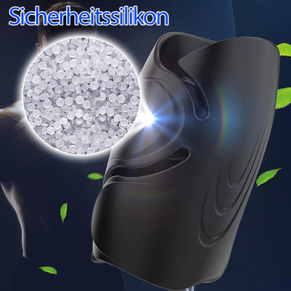 40 ℃ Heizung Elektrischer Penistrainer Vibrator Masturbator mit 10 Vibrationsmodi
