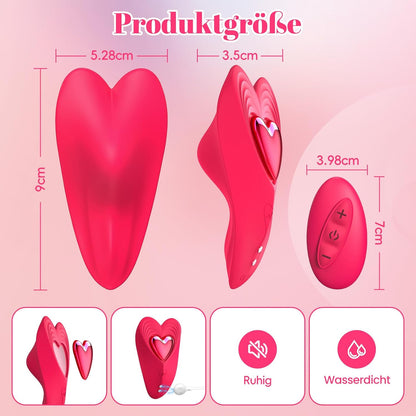 APP Fernbedienung Butterfly Vibrator Klitoris Erotisches Stimulator mit 10 Vibrationsmuster
