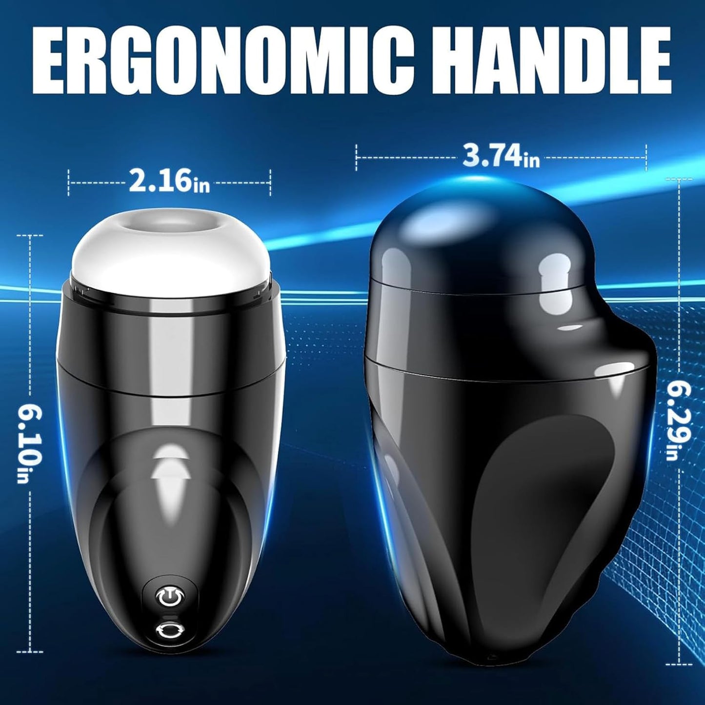 Automatischer Masturbator Penis Stroke Blowjob mit 9 Vibrations und 9 Saugmodi