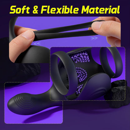 Hoden Cock Ring Penis Trainer Vibrator Stimulator Masturbator mit 10 Vibrationsmodi