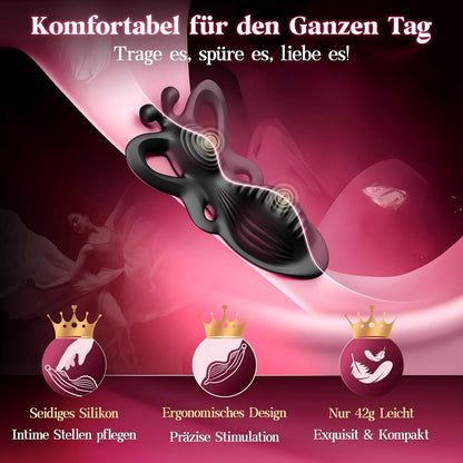 Butterfly Klitoris Vulva Vibrator mit 9 Vibrationen & APP Fernbedienung