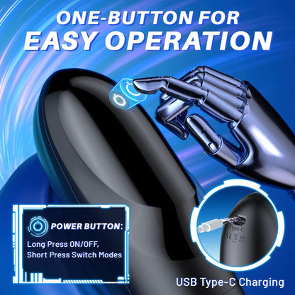 Automatischer Masturbator Pocket Pussy Stroker Machine mit 3 Vibrations und 9 Saugmodi
