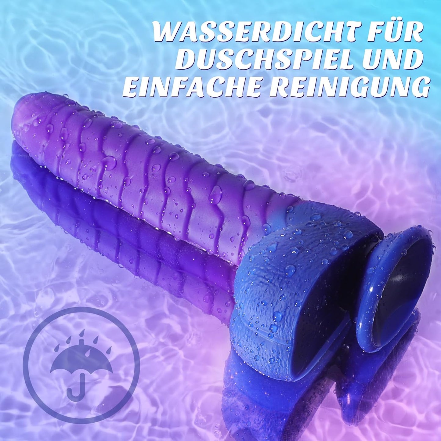 Monster Dildo Vibrator Analvibratoren mit Stoßfunktion & Vibrations & Heizung