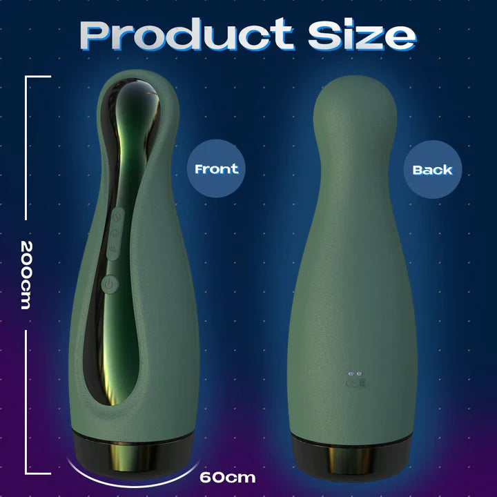 Automatischer Stroker Blowjob Masturbatoren mit 3 Saugnäpfen und 6 Starken Vibrationen