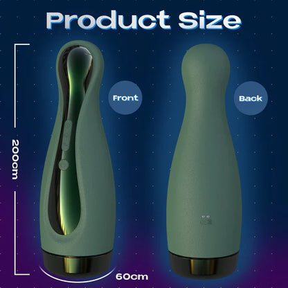 Automatischer Stroker Blowjob Masturbatoren mit 3 Saugnäpfen und 6 Starken Vibrationen
