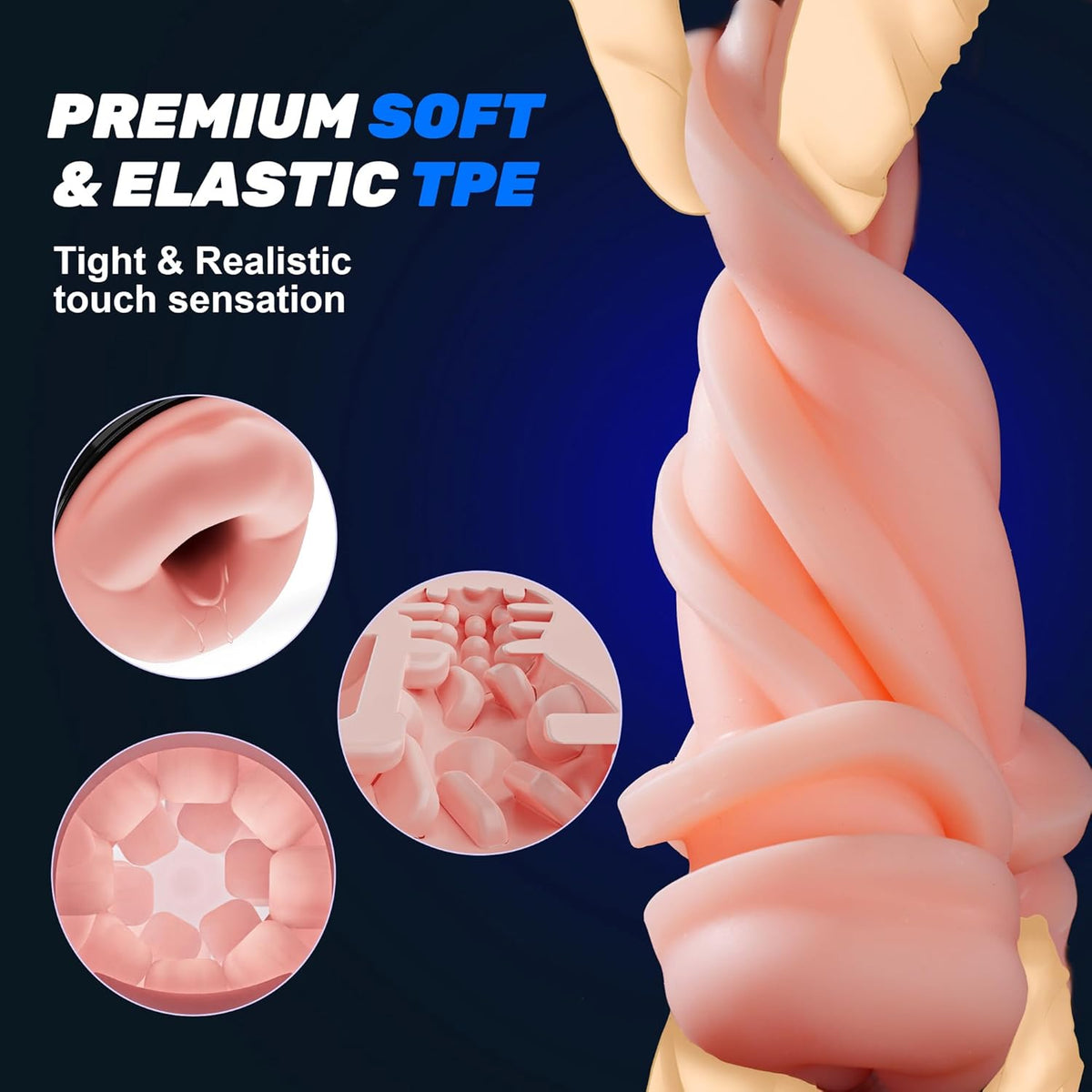 Penis Trainer Vibrator Sexmaschine Masturbationsgerät mit 9 Vibrationsstufen