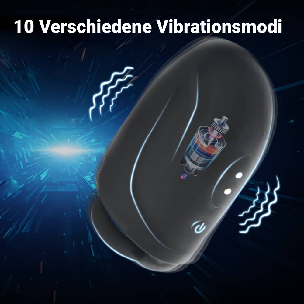 Elektrische Eichel Stimulator Penis Trainer Vibrator Masturbatoren mit 10 Vibrationsmodi