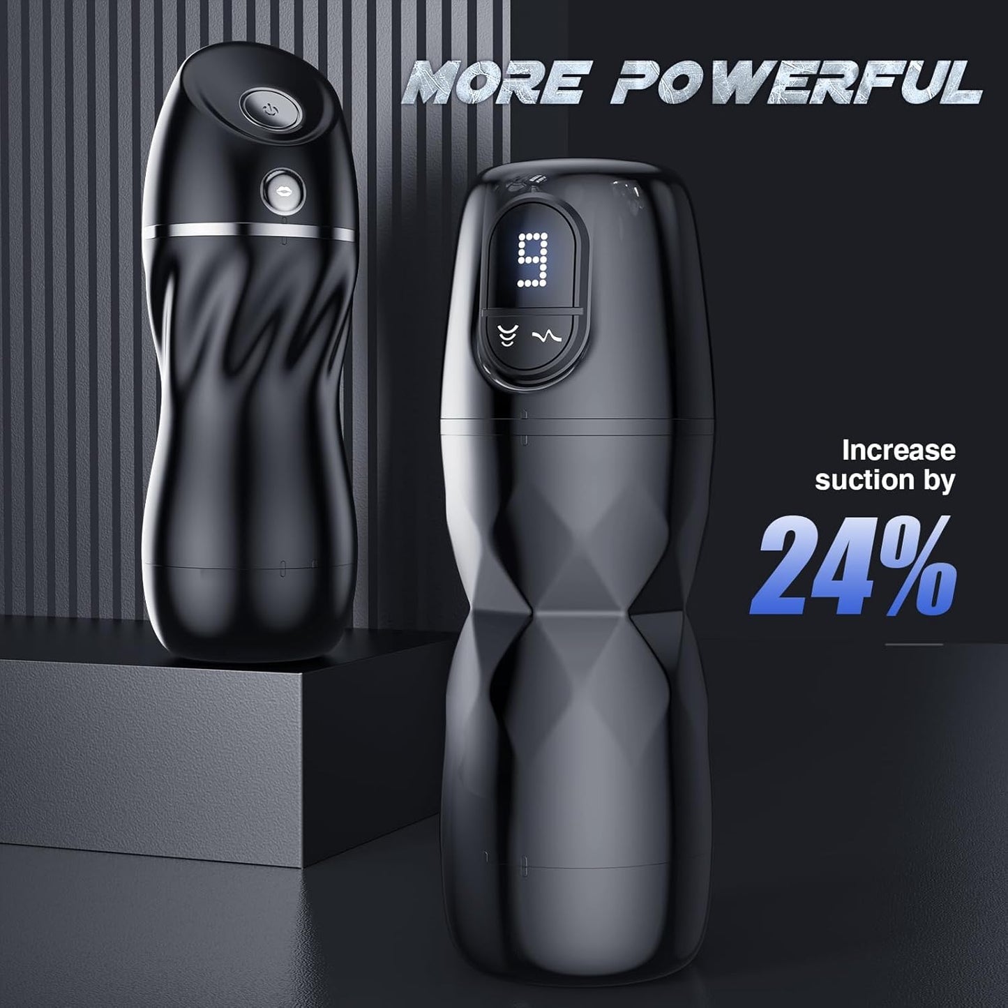 App-gesteuerte Masturbator Vakuumpumpe mit 5 Saug und 9 Vibrationsmodi