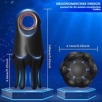 Elektrischer Penistrainer Vibrator Massage Masturbator mit 7 Vibrationsmodi