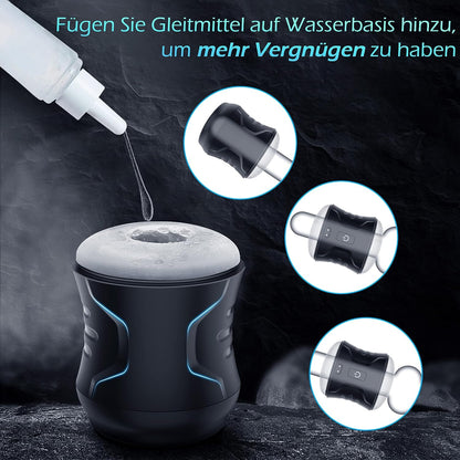 Automatischer Masturbator Penistrainer Oral Stroker mit 12 Vibrationsmodi