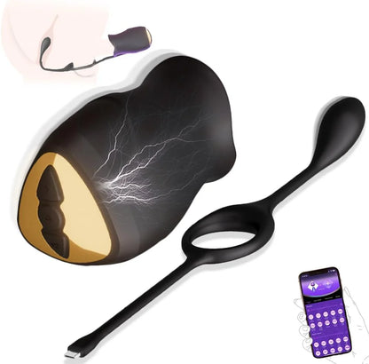 Electric Shock Eichelstimulator Penis Trainer Vibrator Prostata-Massagegerät Analplug