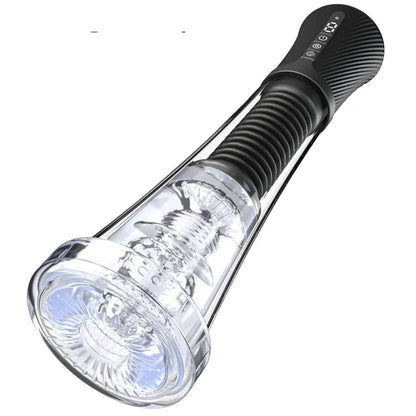 3 in 1 Elektrische Penispumpe Masturbatoren mit 9 Vibrationsintensitäten & 5 Saugmodi