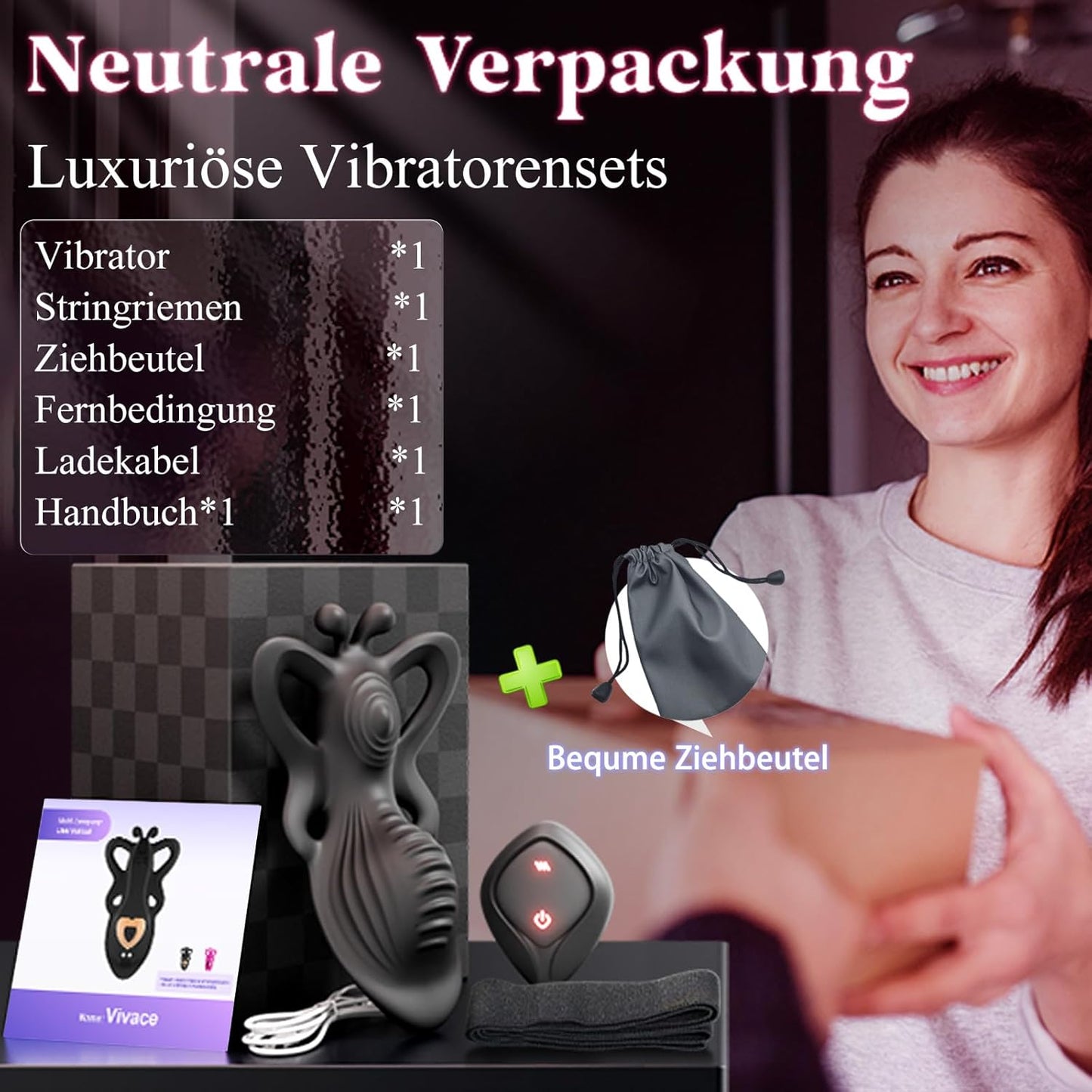 Butterfly Klitoris Vulva Vibrator mit 9 Vibrationen & APP Fernbedienung
