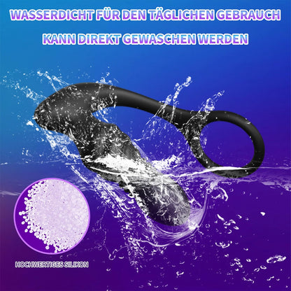 App gesteuerter Analplug Anal Vibrator mit 9 Vibrations und Teleskopmodi
