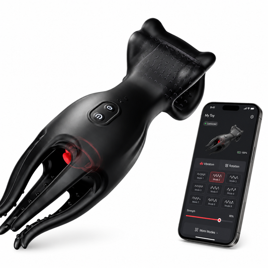 Penis Trainer Vibrator Eichel Stimulator Oralsex Masturbieren mit 9 Modi