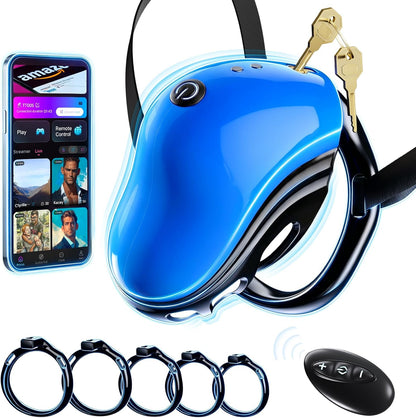 Peniskäfig Chastity Cage Bdsm Keuschheitskäfig Herren Peniszaumzeug mit Fesseln & Bondage Belt