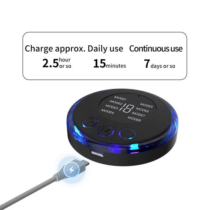 Elektroschock Lock Cockring Penistrainer Eichelstimulator mit 19 Modi