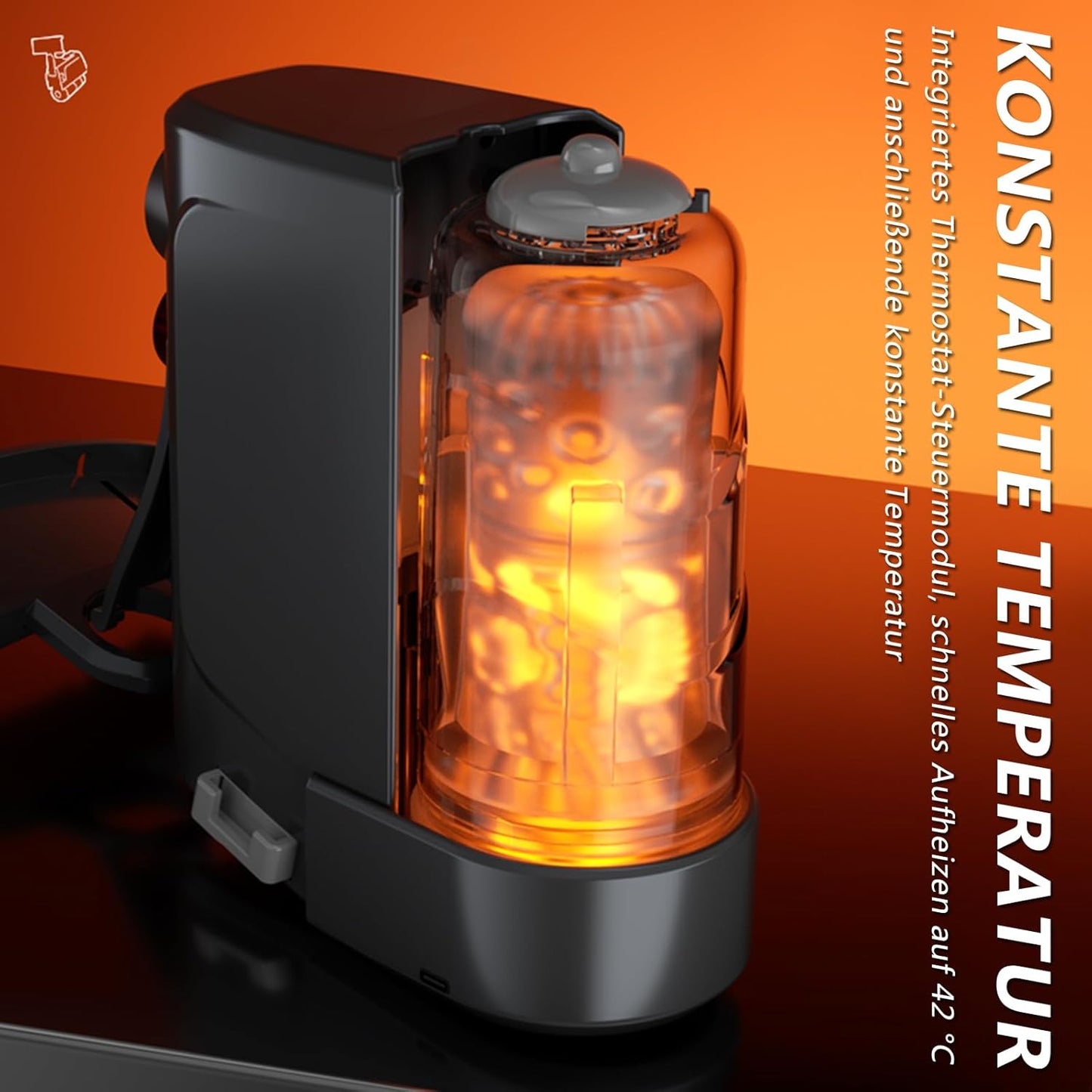 Elektrisch Taschenmuschi Masturbator Penis Massage Sex Machine mit 10 Schubmodi