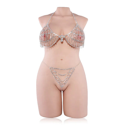 9,5KG Torso East Körper Realistische Masturbator Taschenmuschi